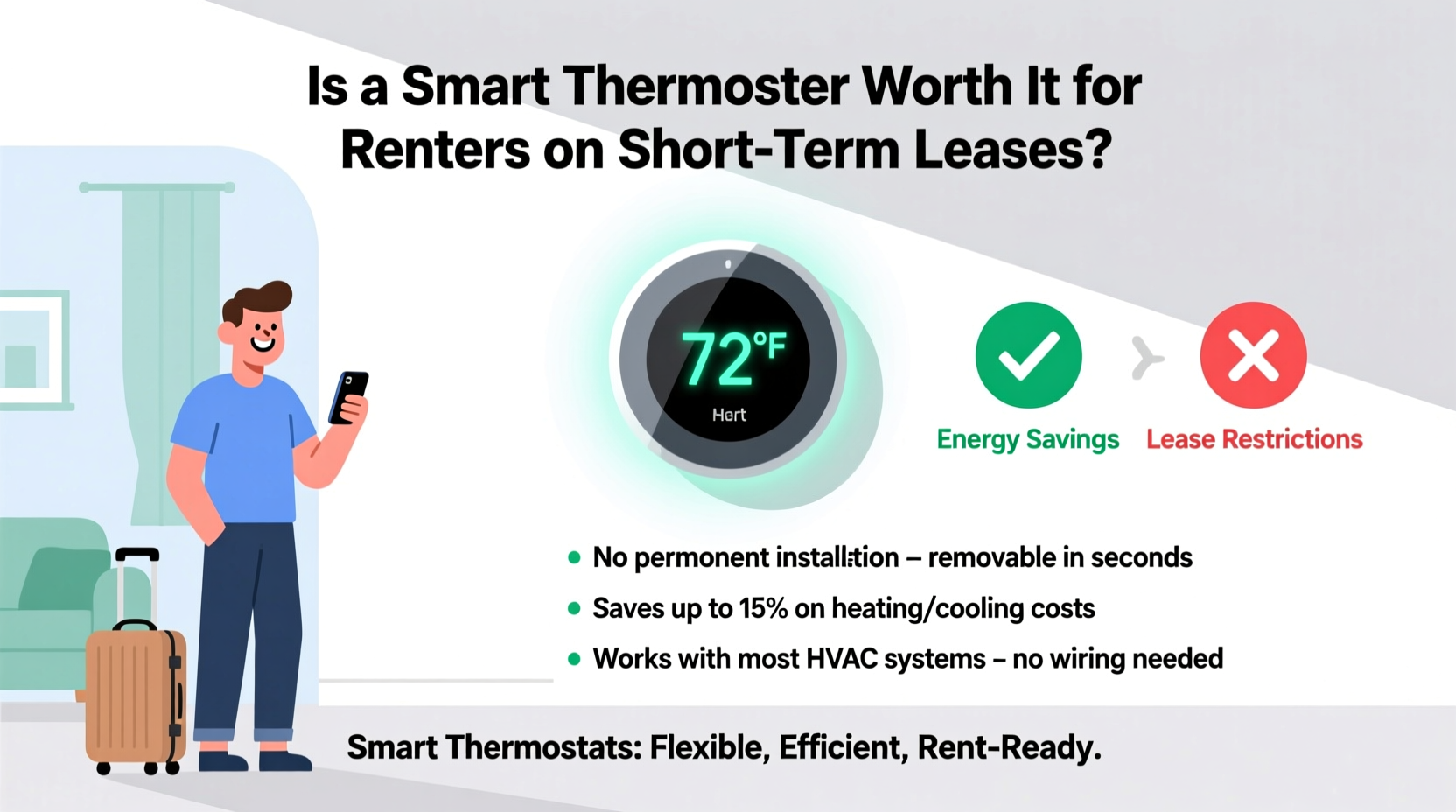 is a smart thermostat really worth it for renters in short term leases