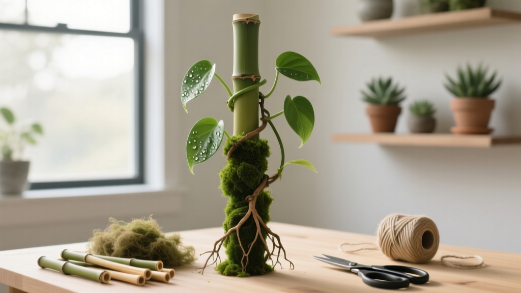 How to Make a Moss Pole for Indoor Plants