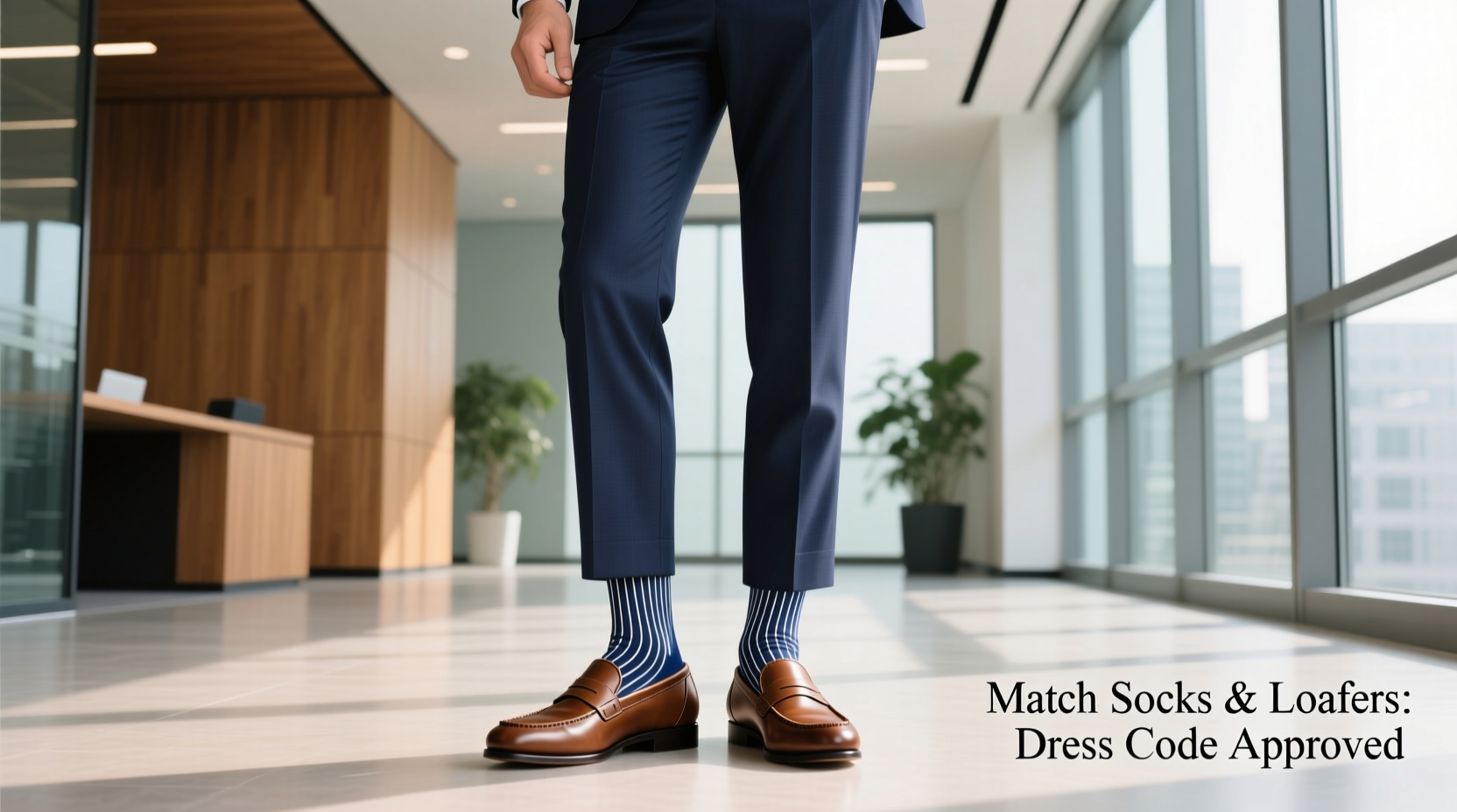 how to match socks with loafers without breaking dress code rules