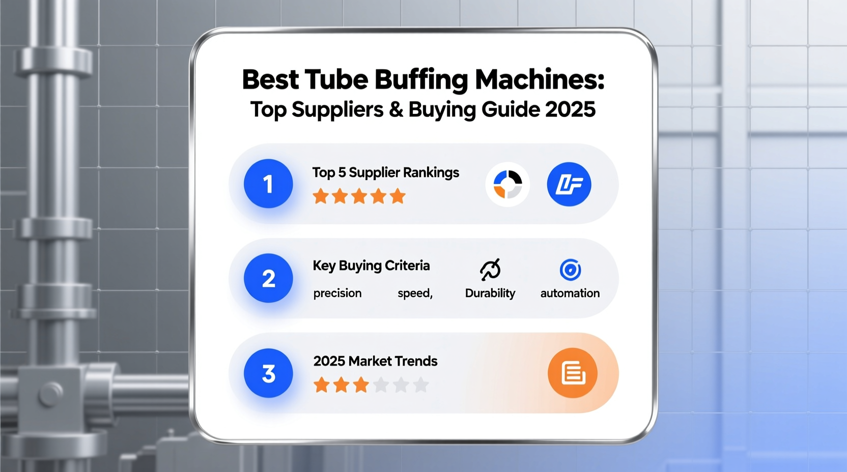 best tube buffing machine