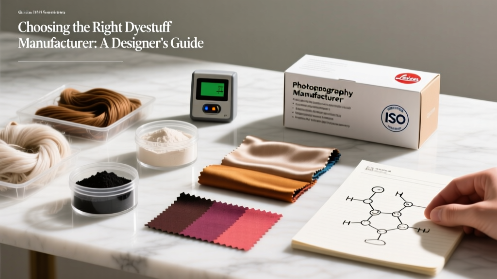 Choosing the Right Dyestuff Manufacturer: A Designer’s Guide