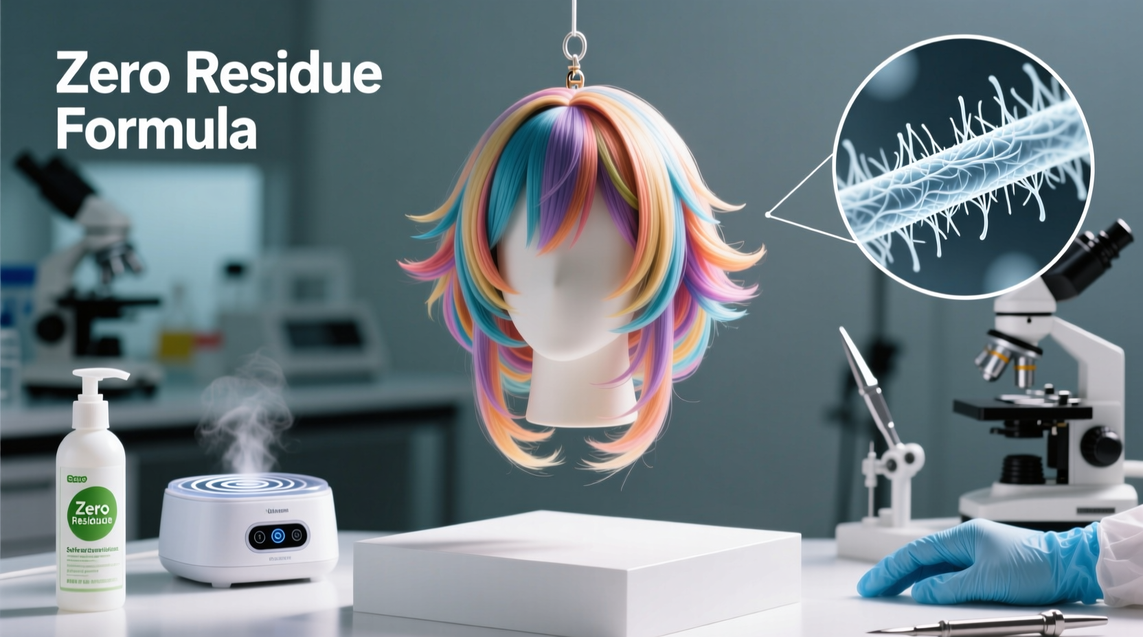 how to sanitize cosplay wigs safely
