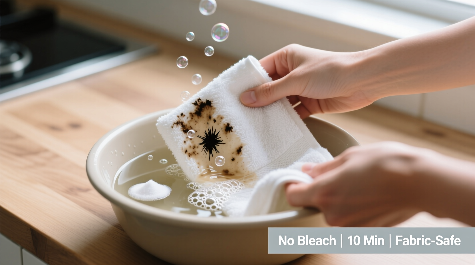 remove permanent eyeliner stains without bleach