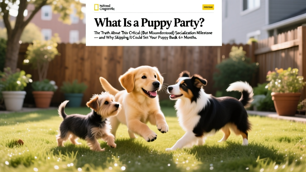 What Is a Puppy Party? Science-Backed Socialization