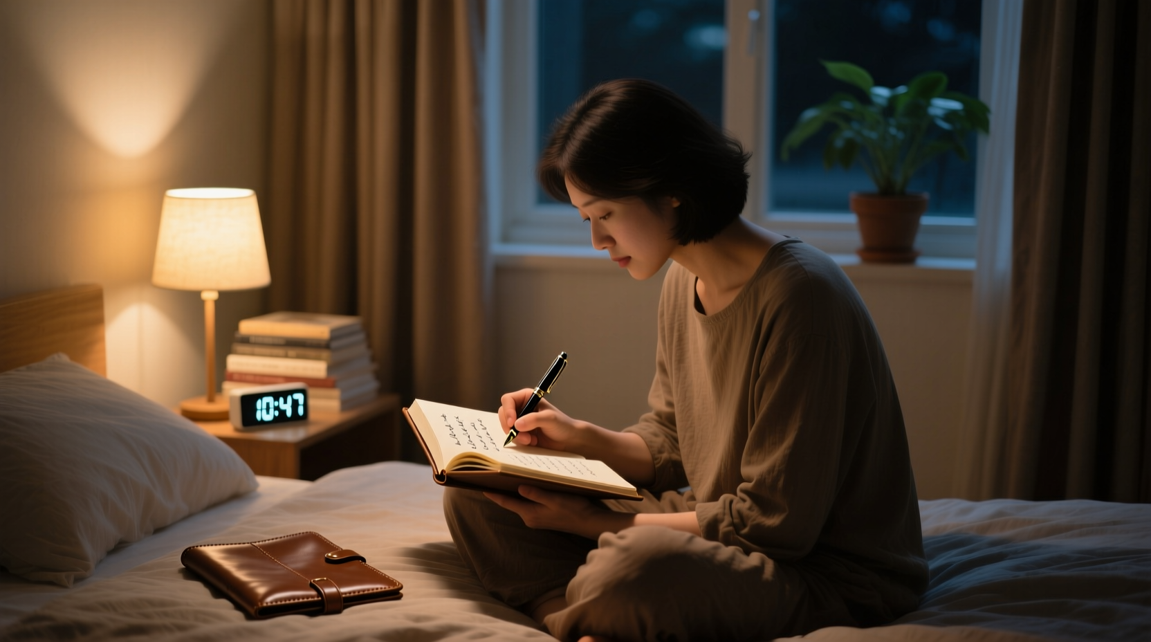 is journaling before bed actually calming or does it keep some people awake