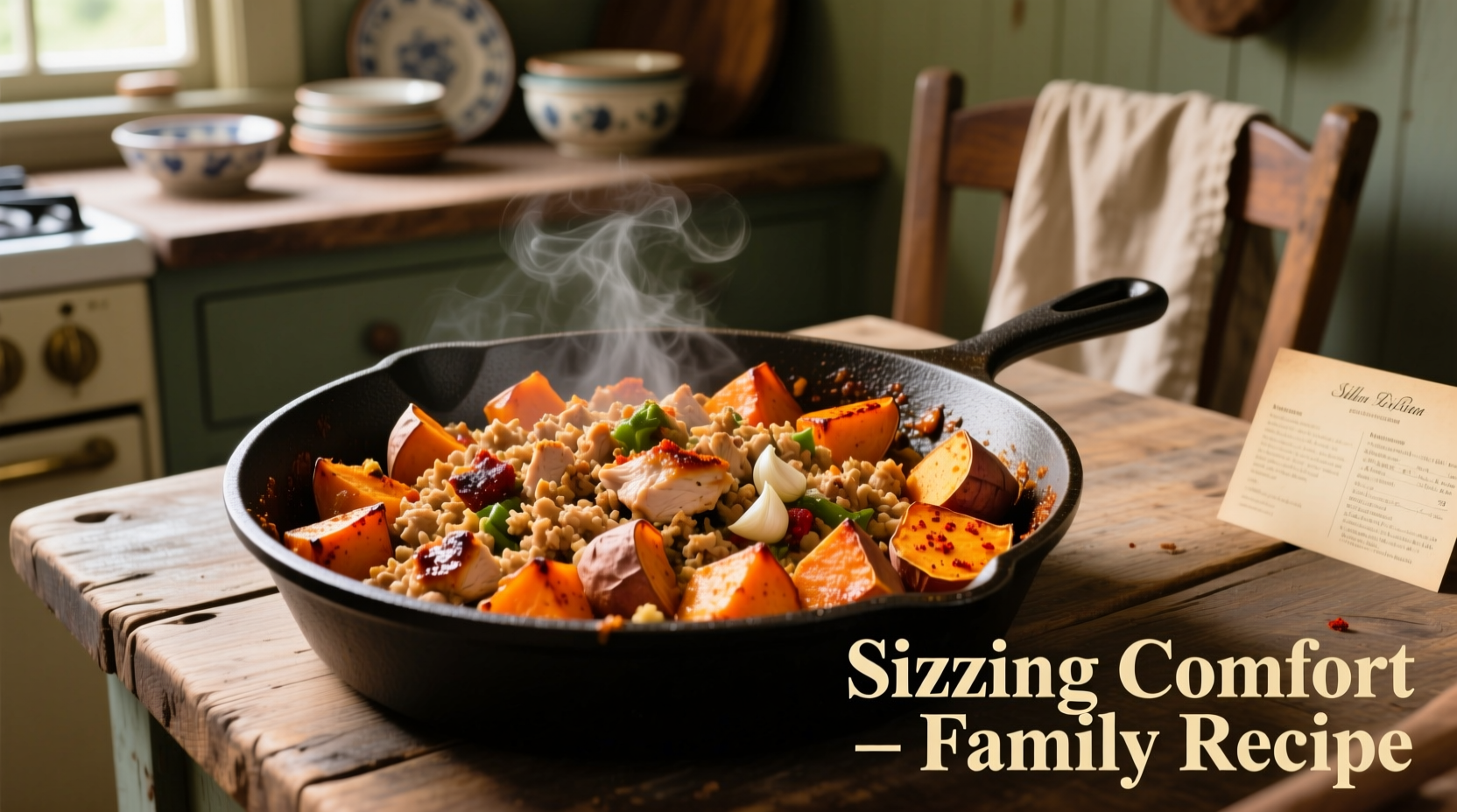 Ground Turkey Sweet Potato Skillet Recipe
