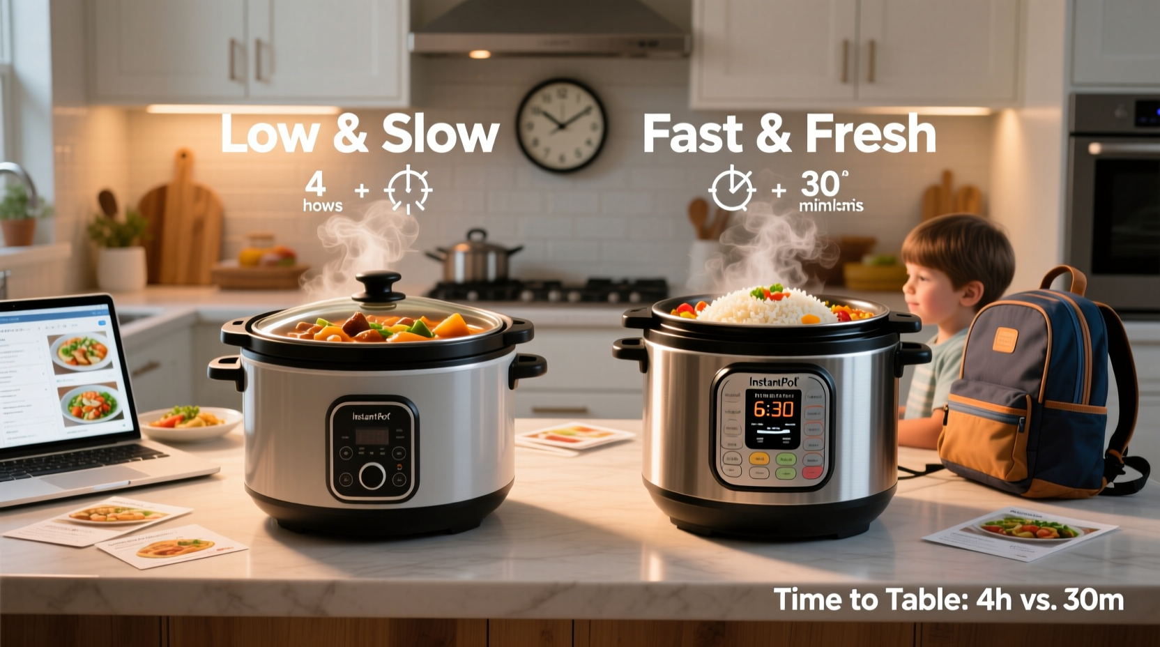 slow cooker vs instant pot for busy weeknight meals convenience and results