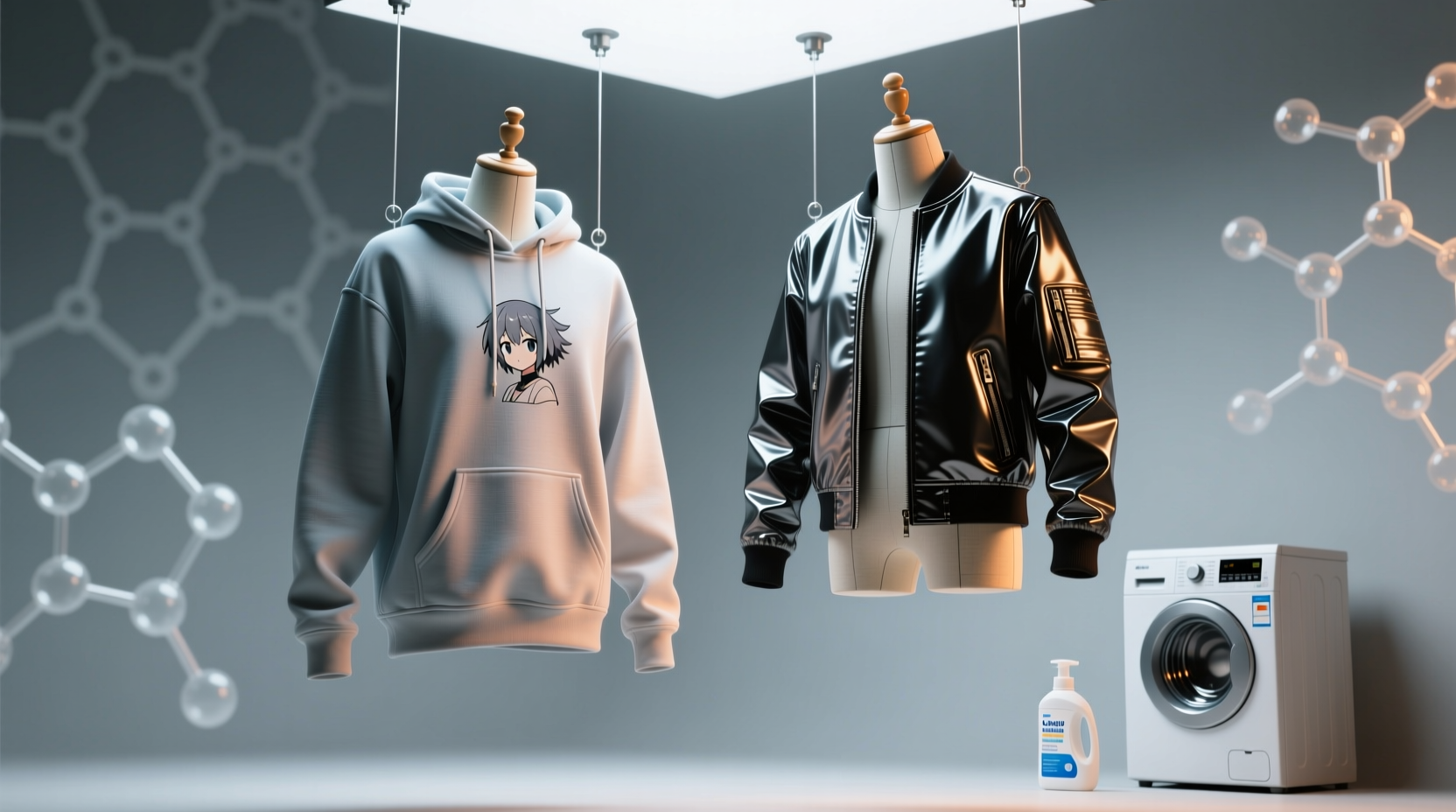 gundam hoodie vinyl jacket care guide