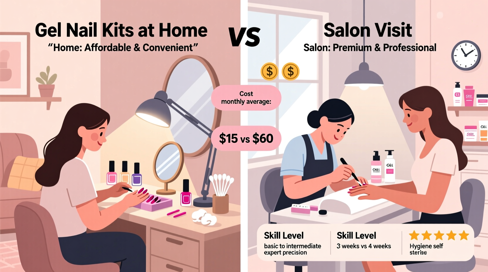 gel nail kits at home vs salon visit cost and quality breakdown