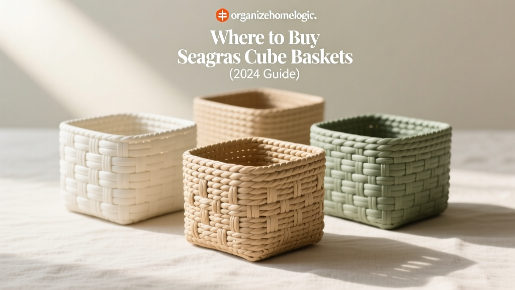 Where to Buy Seagrass Cube Baskets (2024 Guide)