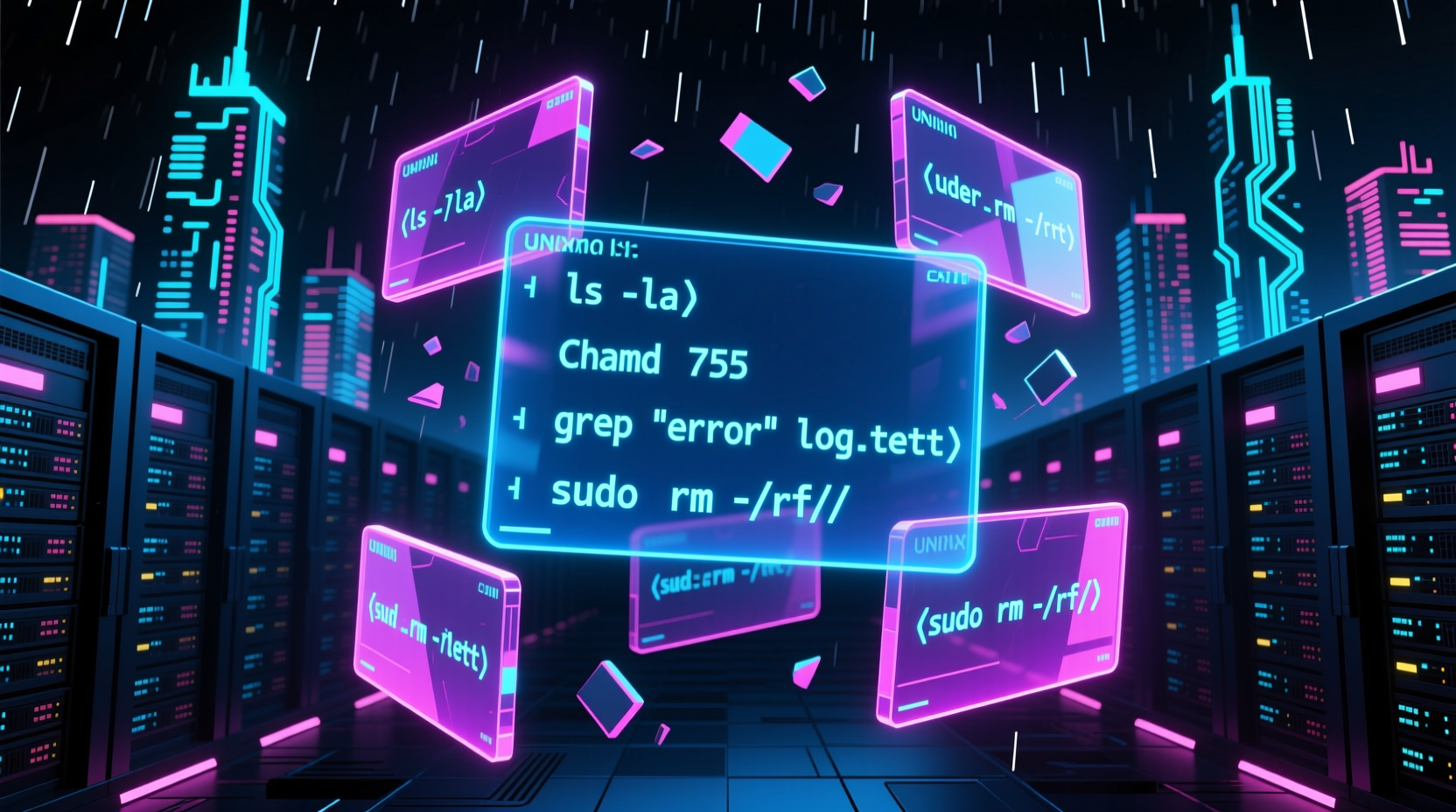 unique darwin unix commands