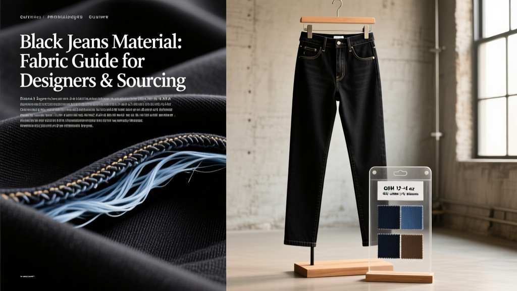 Black Jeans Material: Fabric Guide for Designers & Sourcing