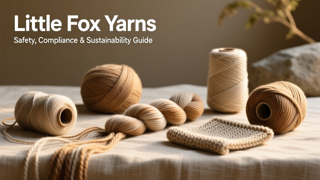 Little Fox Yarns: Safety, Compliance & Sustainability Guide