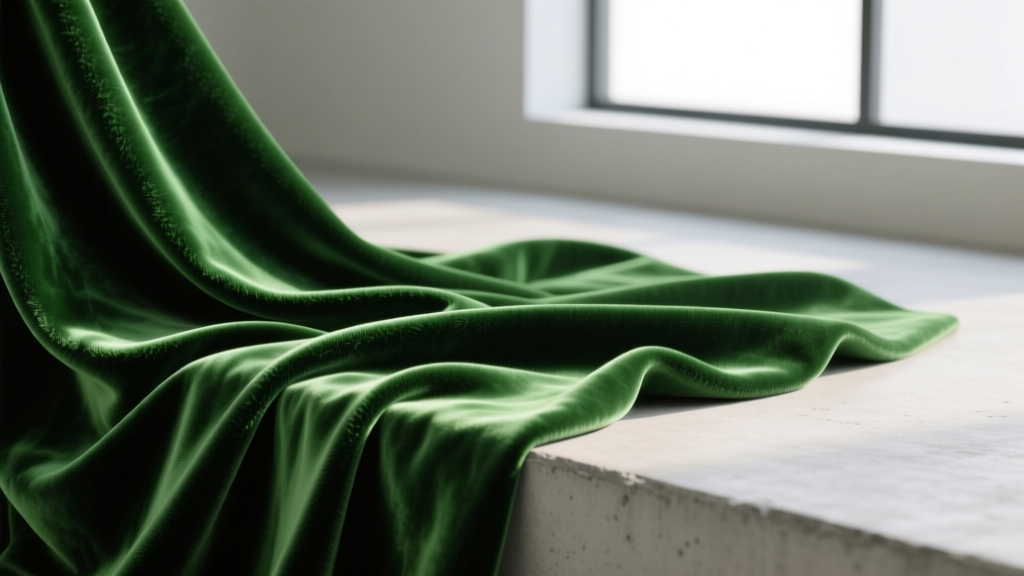 Green Velvet Cloth: Sustainable Luxury for Designers