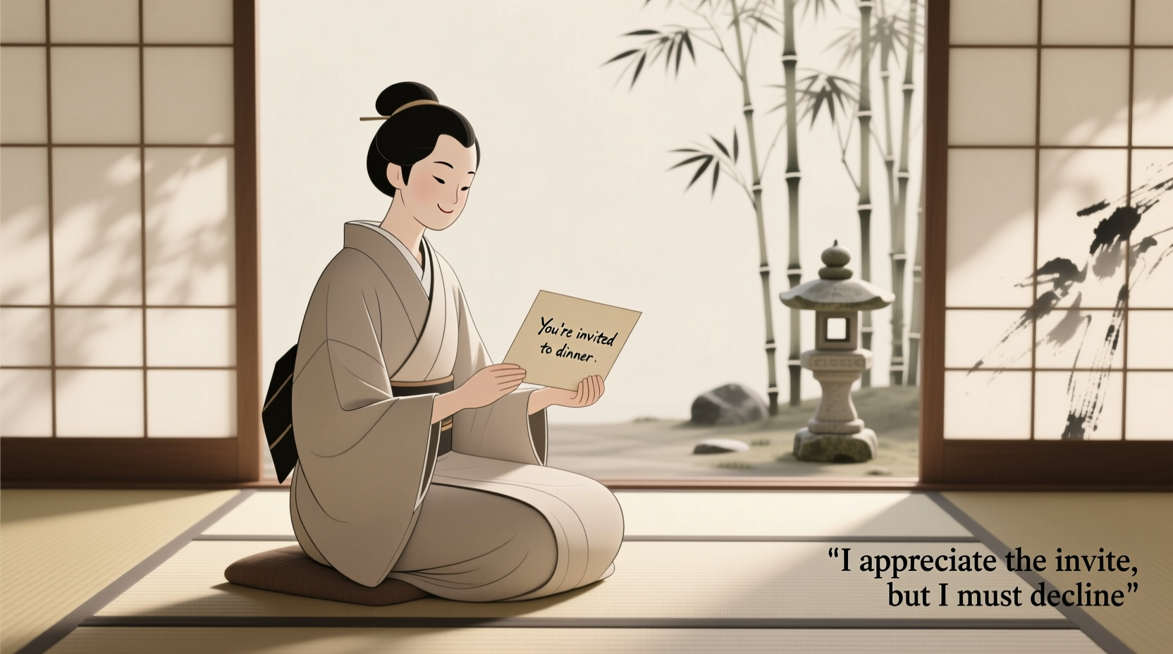 how to politely decline invitations without making up excuses