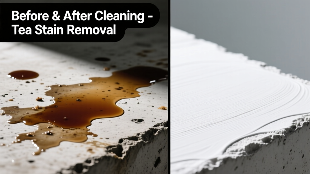 How to Remove Tea Stains from Concrete Surfaces