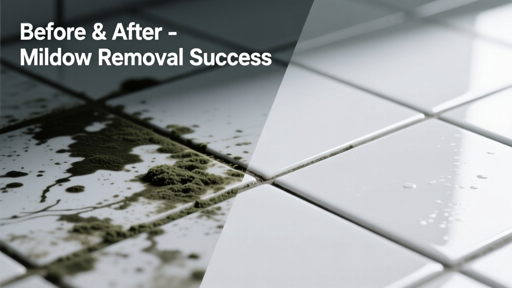 How to Remove Mildew from Tile Grout and Surfaces