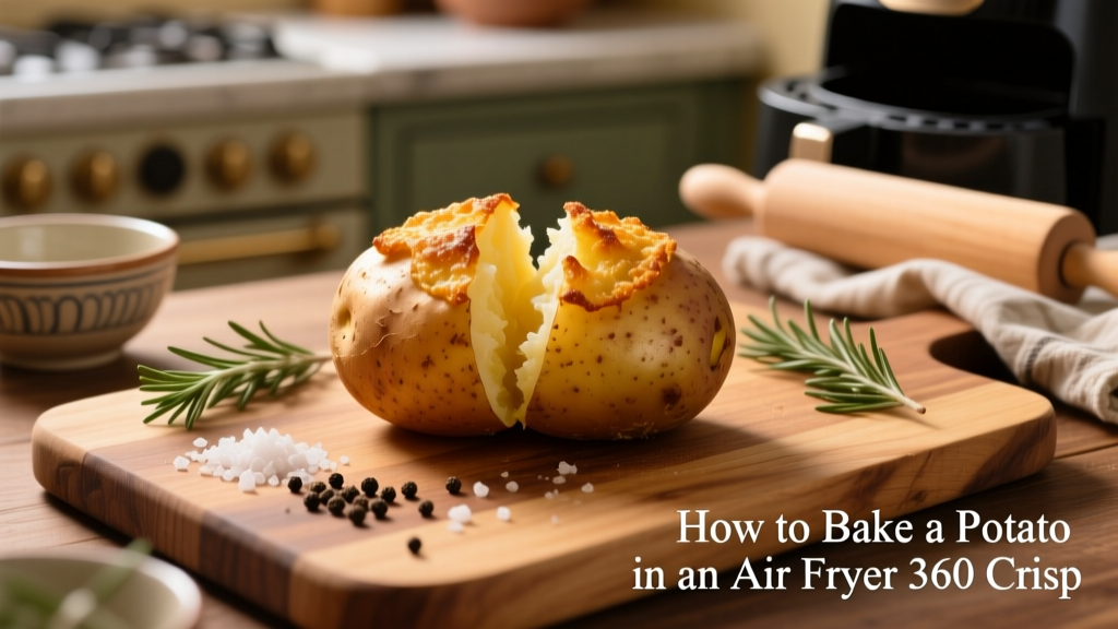 How to Bake a Potato in an Air Fryer 360 (Crisp & Fluffy!)