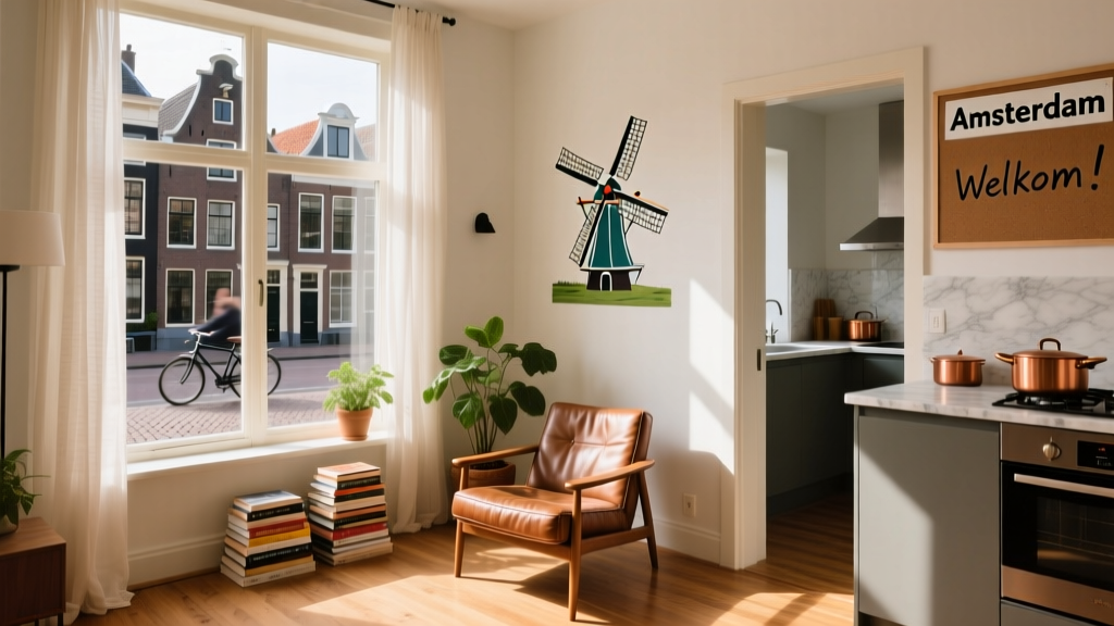 My Favorite Airbnb: A Stylish Studio in Amsterdam’s Jordaan District