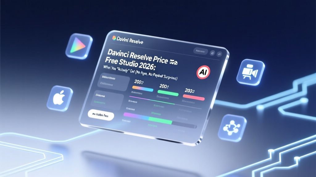Davinci Resolve Price Breakdown Free Studio 2026: What You *Actually* Get (No Hype, No Paywall Surprises)
