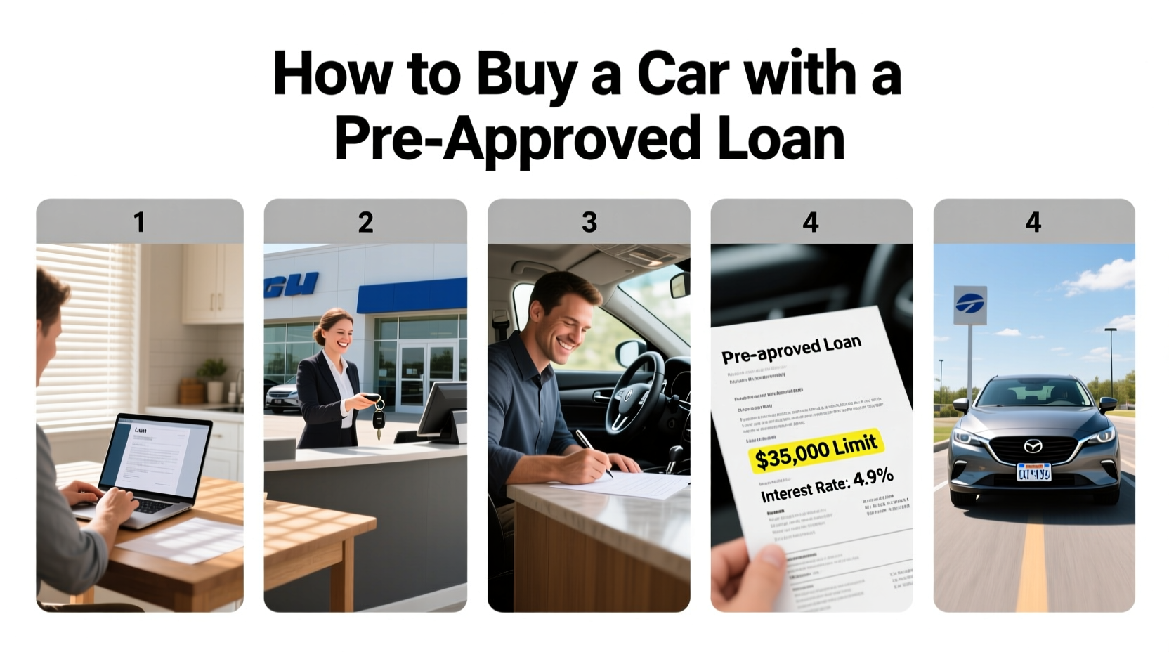 how to buy a car with pre approved loan