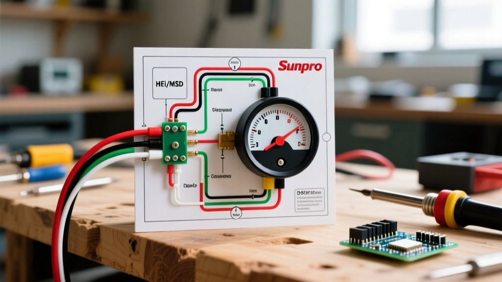 Wiring Diagram for Sunpro Tachometer: Motor Wiring Guide
