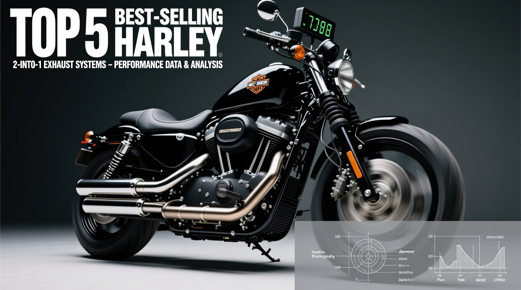 best selling harley exhaust 2 in 1
