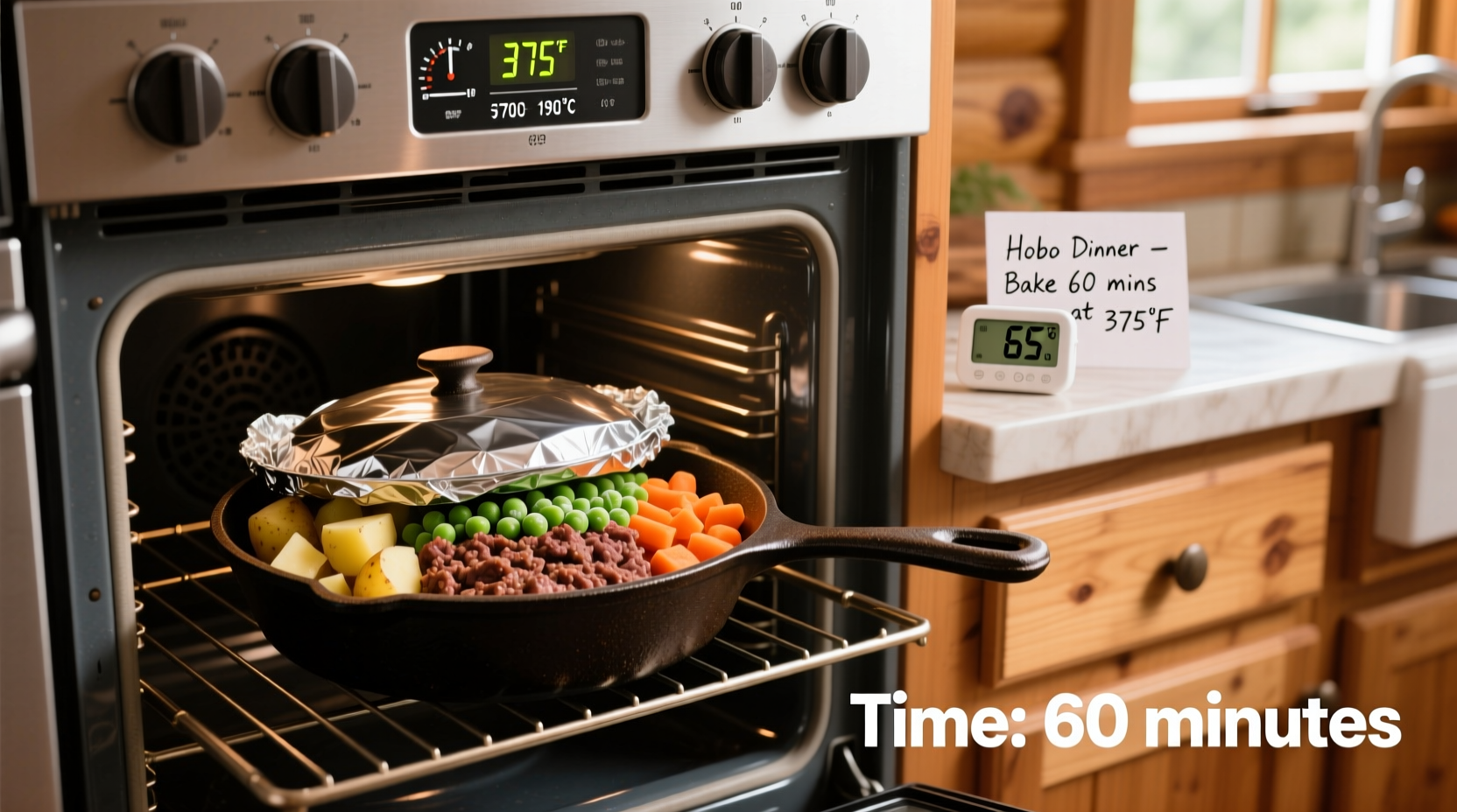 how long to cook hobo dinners in oven