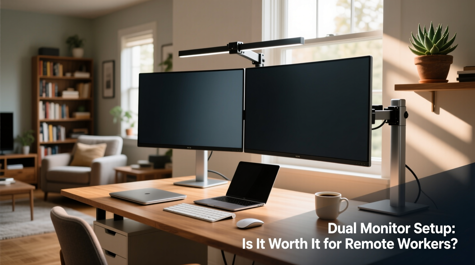 dual monitor setup at home is it worth it for remote workers