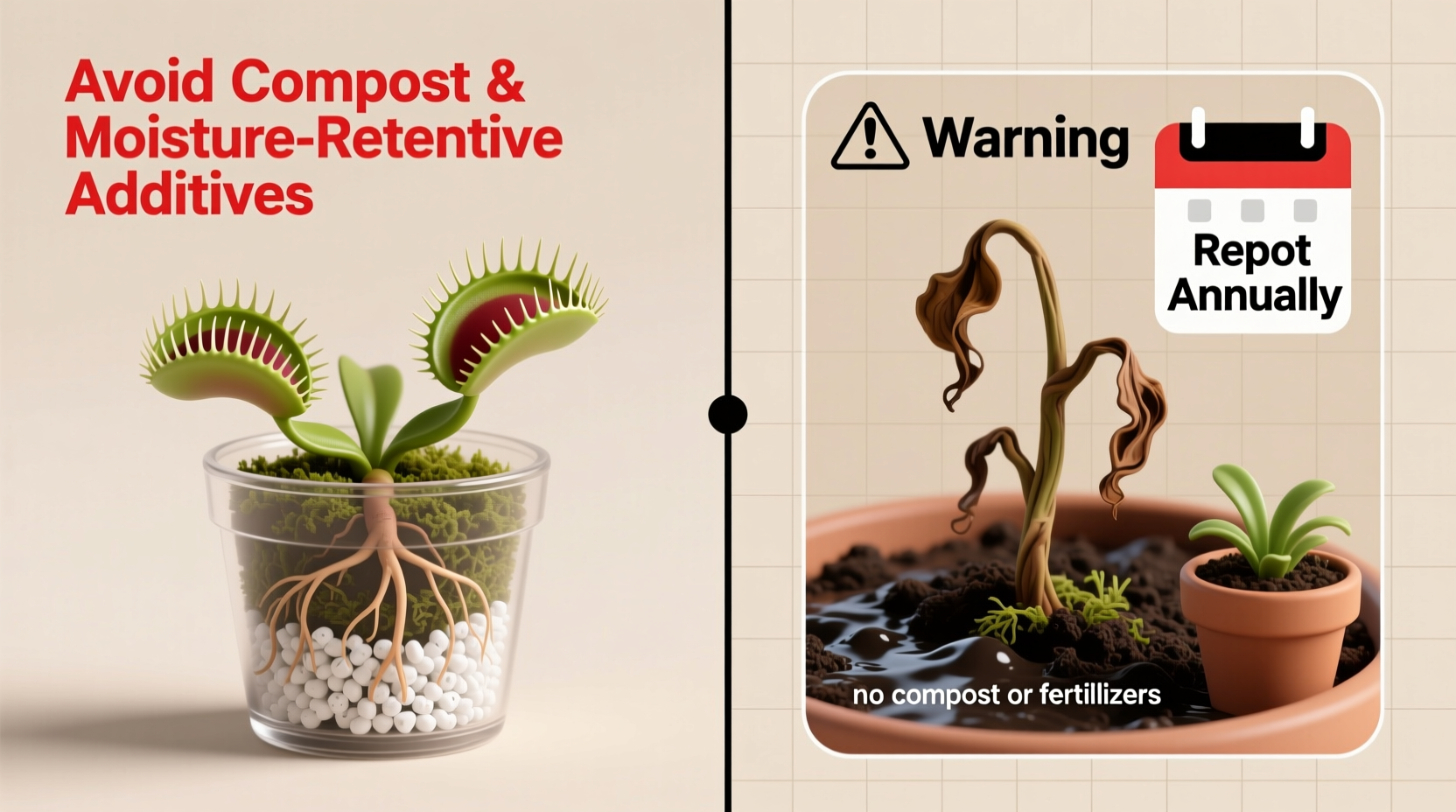 carnivorous plant potting mix guide