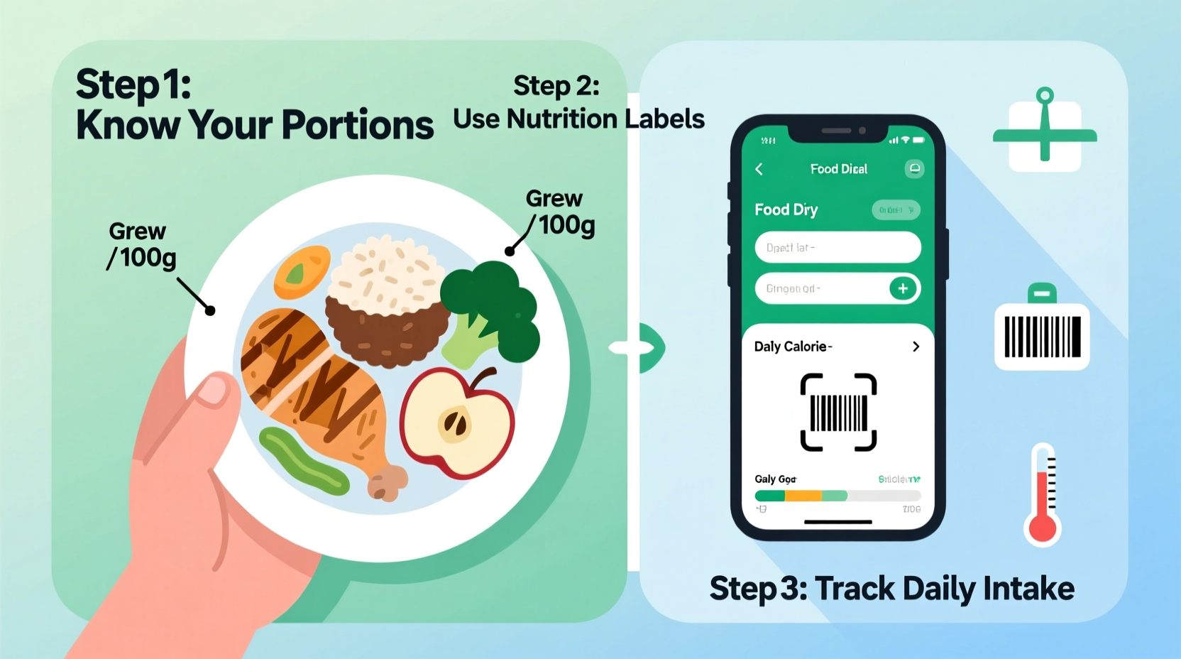 how to count calories in food