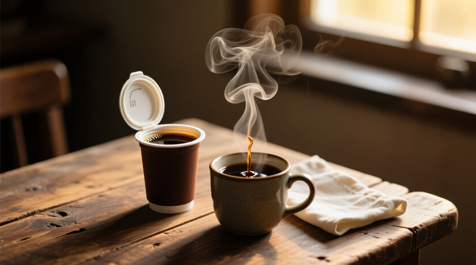 skip the single serving container coffee and brew your