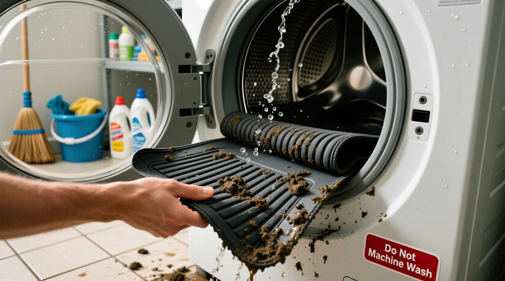 can you put car mats in the washing machine