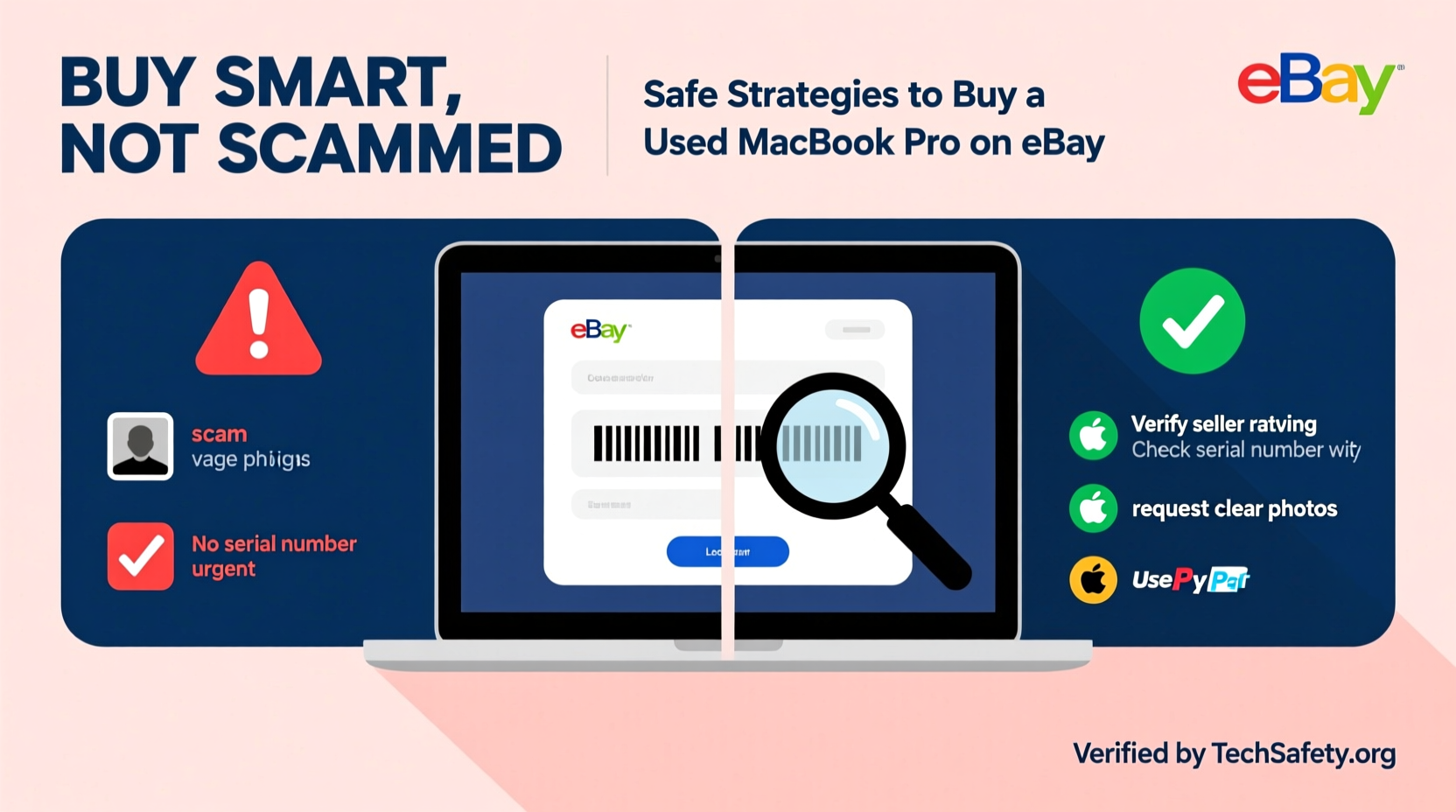buying a used macbook pro on ebay safe strategies to avoid getting scammed