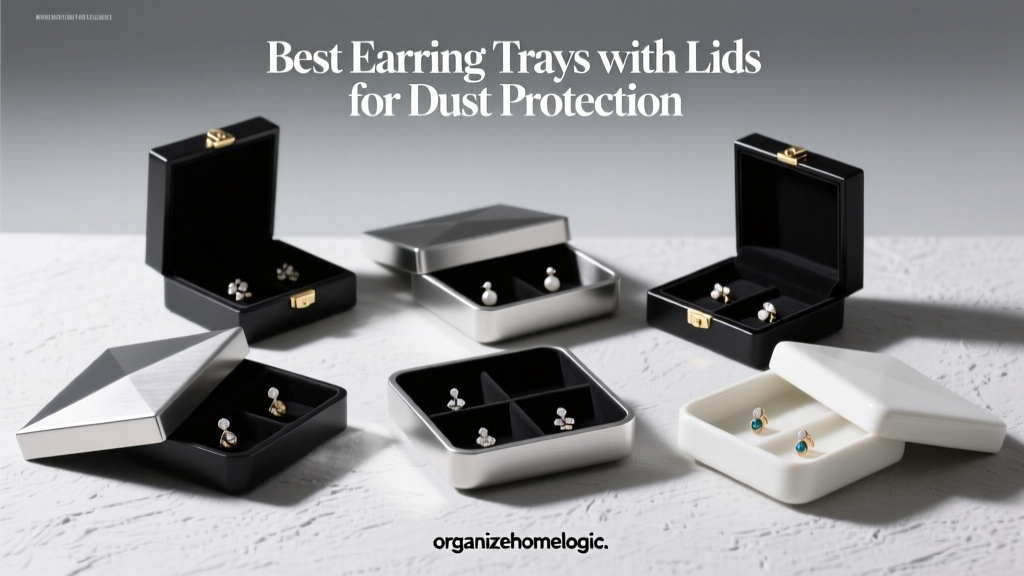 Best Earring Trays with Lids for Dust Protection
