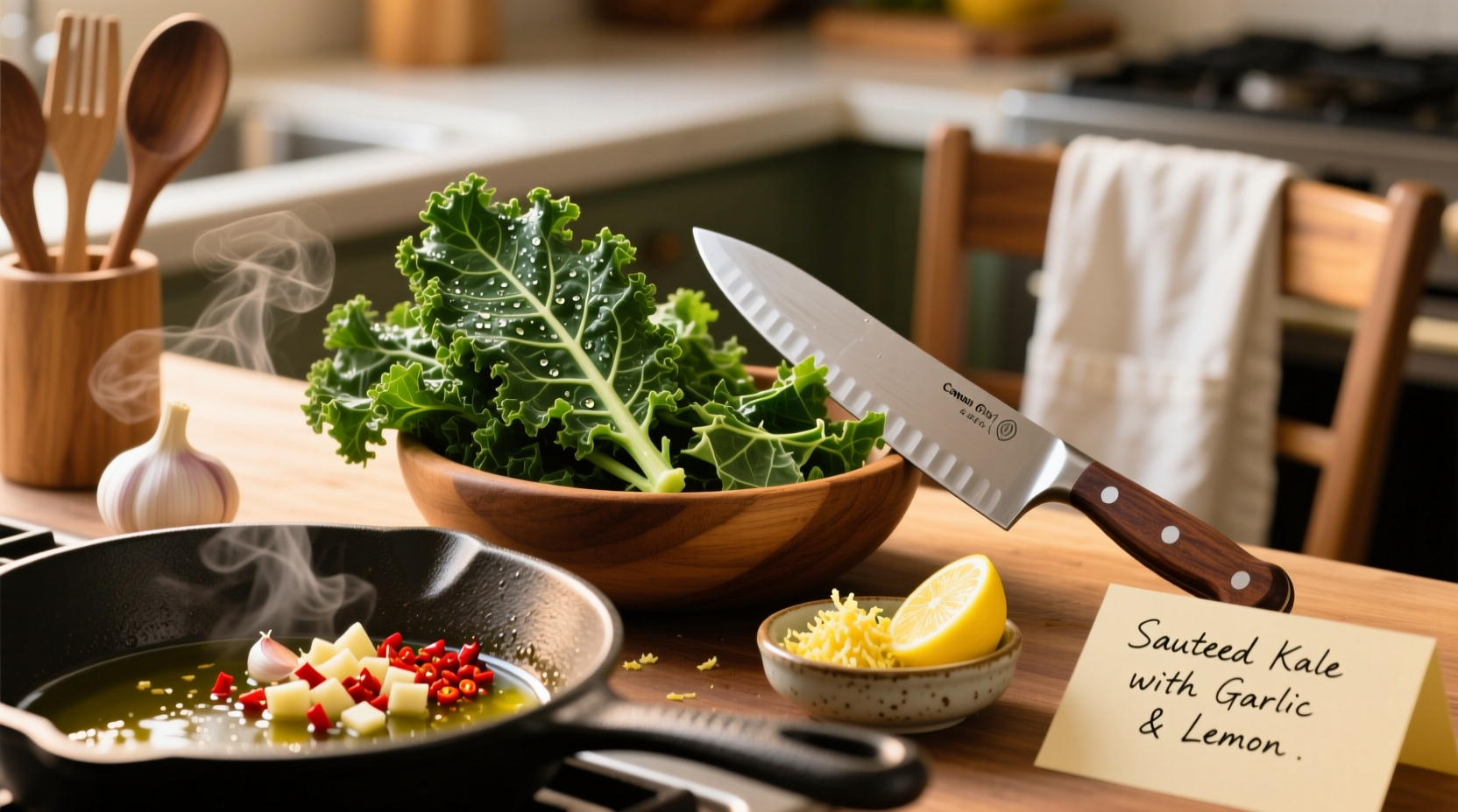 how do you cook kale greens