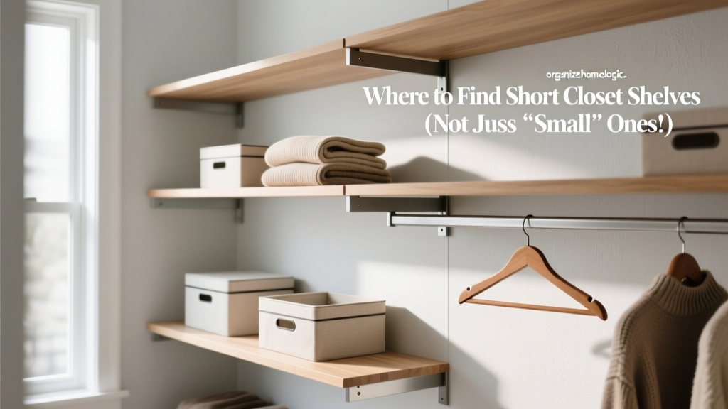 Where to Find Short Closet Shelves (Not Just 'Small' Ones!)