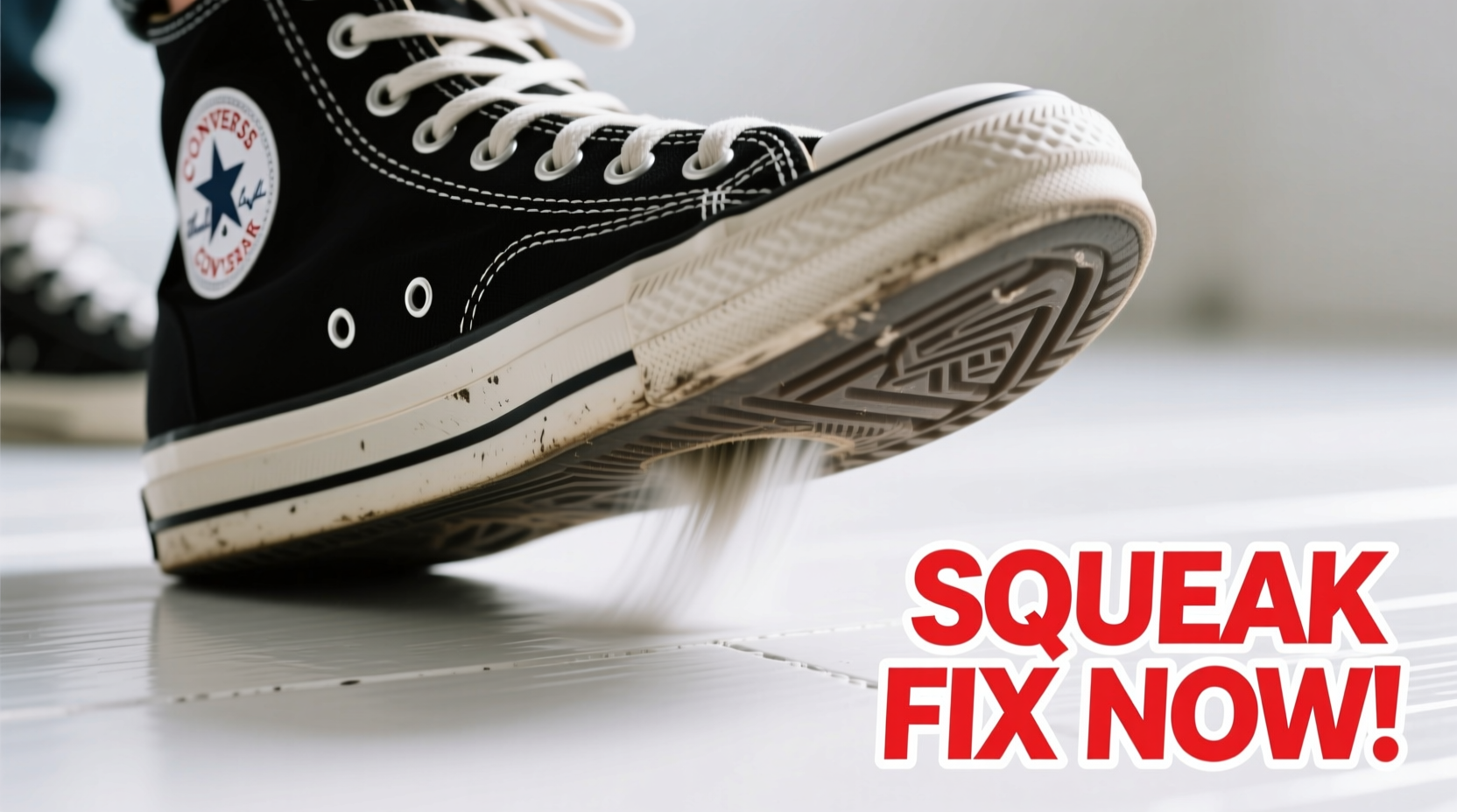 why do my converse squeak when i walk and how to stop it instantly