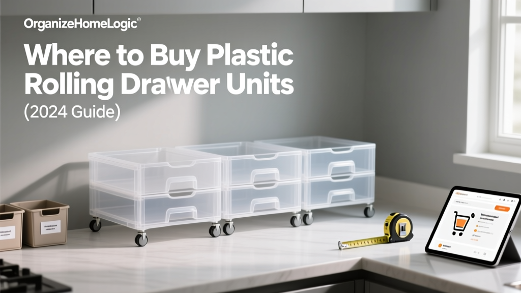 Where to Buy Plastic Rolling Drawer Units (2024 Guide)