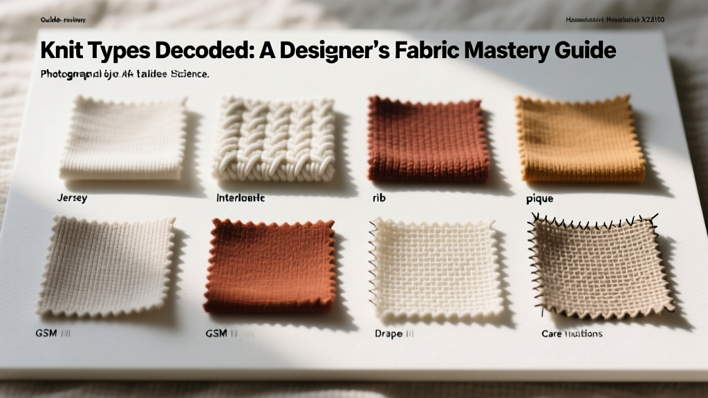 Knit Types Decoded: A Designer’s Fabric Mastery Guide