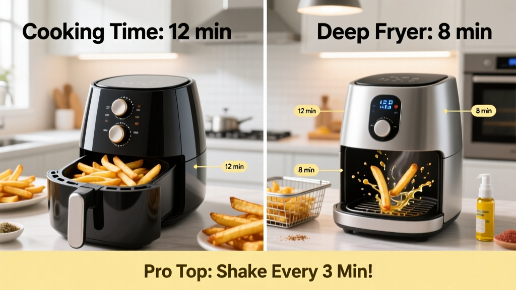 Air Fryer vs Deep Fryer Cooking Time: Real Numbers