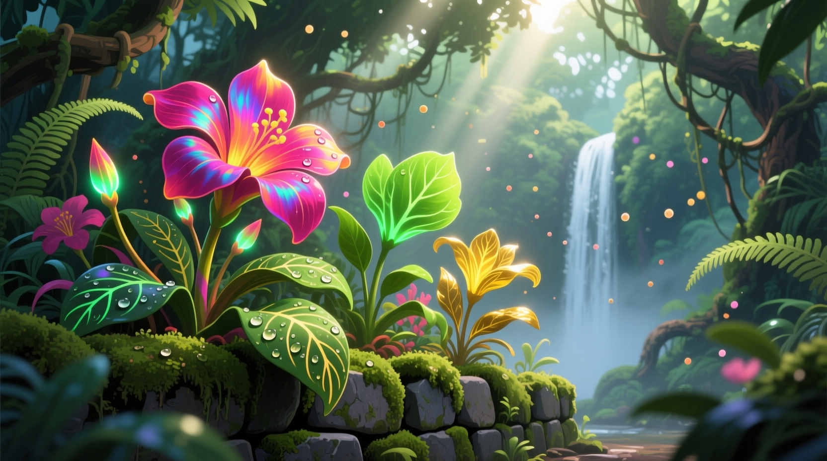 plantas de colores