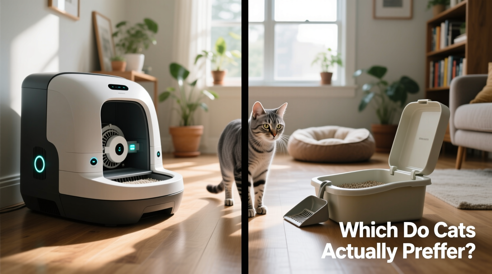 automatic litter boxes vs manual which do cats actually prefer
