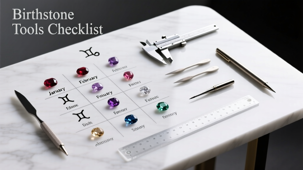 Birthstone Tools Checklist: Essential Equipment for Accurate Gem Identification and Grading
