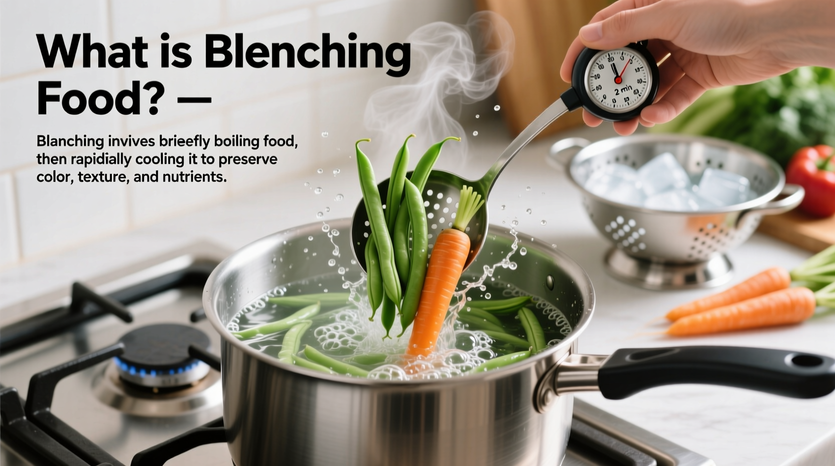 what is blanching food