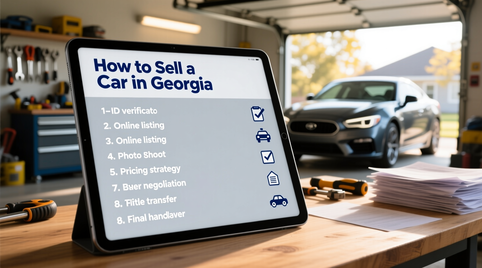 how do i sell a car in georgia