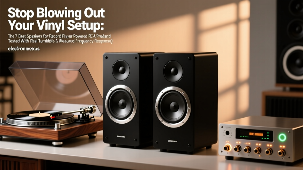 Stop Blowing Out Your Vinyl Setup: The 7 Best Speakers For Record Player Powered RCA Preamp (Tested With Real Turntables & Measured Frequency Response)