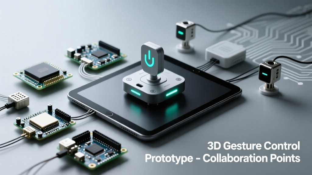 Collaboration Points To 3D Gesture Control For Tablets: Engineering the Next Interface Layer