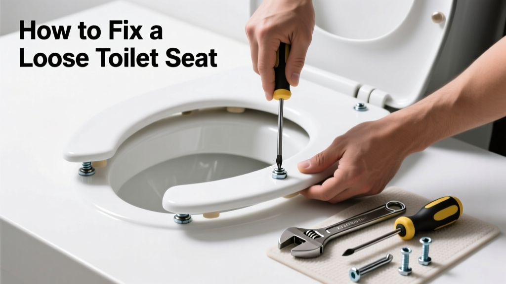How to Fix a Loose Toilet Seat That Wobbles or Slides