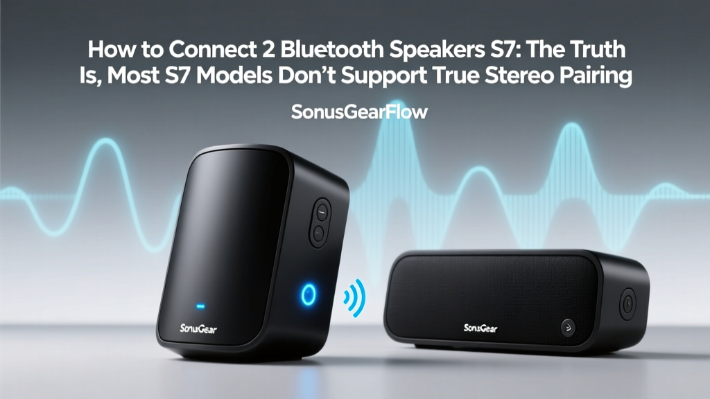 How to Connect 2 Bluetooth Speakers S7 (2026)